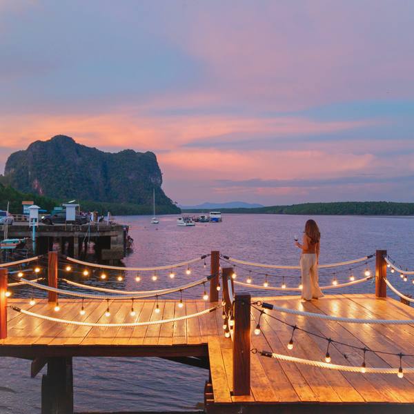อาหารทะเลและบรรยากาศ GongGang Café หาดยาวซีฟู้ด ตรัง